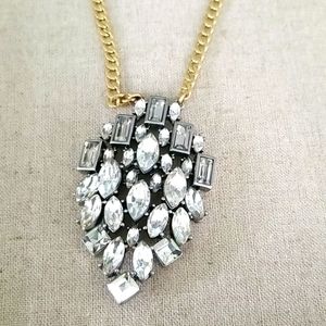 Statement long necklace